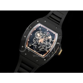 [홍콩명품시계.RICHARD MILLE] 리차드밀레 RM055 블랙 세라믹 스켈레톤 다이얼 블랙 스트랩