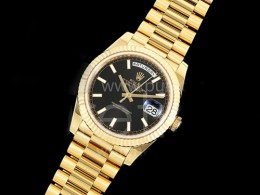 [홍콩명품시계.ROLEX] 로렉스 롤렉스 데이데이트 40mm 옐로우골드 블랙 다이얼(211g)