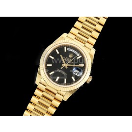 [홍콩명품시계.ROLEX] 로렉스 롤렉스 데이데이트 40mm 옐로우골드 블랙 다이얼(211g)