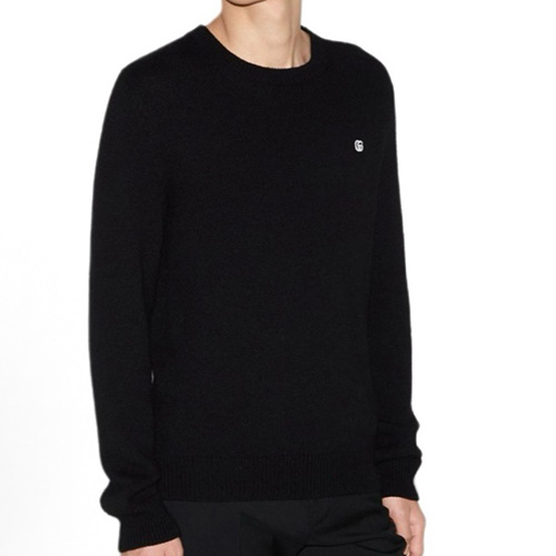 [홍콩명품.Gucci] 구찌 25SS 로고 자수 니트 스웨터 (블랙), BM23356, JL, 레플리카의류,미러급사이트