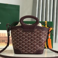 [홍콩명품,GOYARD] 고야드 25SS 로고 레더 가죽 토트백 핸드백 (와인), BGM5342, MD, 홍콩명품가방,명품쇼핑몰,크로스백,핸드백,구매대행