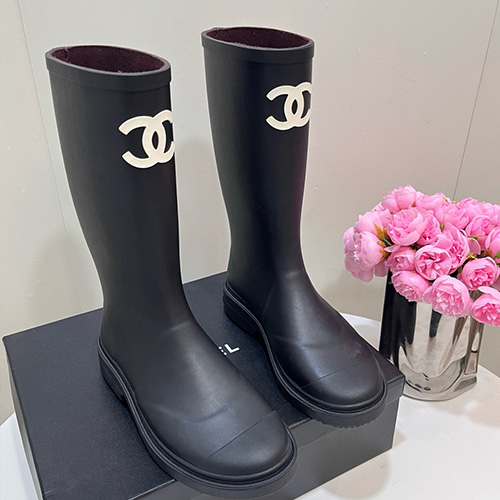 [홍콩명품.CHANEL] 샤넬 25SS 로고 여성 롱 레인 부츠 (3컬러), SE5835, GHS, 명품스니커즈,운동화,구두,로퍼,하이탑,신발