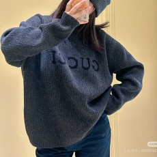 [가격문의][홍콩명품.Gucci] 구찌 25SS 로고 캐시미어 니트 스웨터 (다크그레이), BM23410, KB, 레플리카의류,미러급사이트