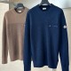 [홍콩명품.MONCLER] 몽클레어 25SS 로고 캐시미어 니트 스웨터 (2컬러), BM23416, KB, 레플리카의류,미러급사이트