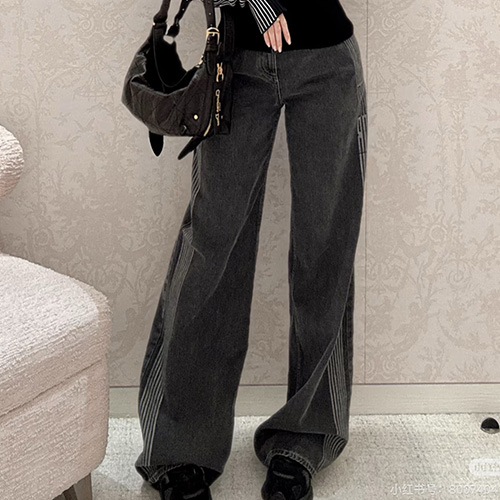 [홍콩명품,Christian Dior] 디올 25SS 로고 여성 오버핏 데님 팬츠 진 청바지 (2컬러), BM23451, MC, 레플리카의류,미러급사이트