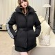 [홍콩명품,Christian Dior] 디올 25SS 로고 여성 벨티드 다운 패딩 코트 자켓 (블랙), BM23461, MC, 레플리카의류,미러급사이트