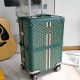 [홍콩명품,GOYARD] 고야드 25SS 로고 레더 가죽 캐리어 (그린), CR160, NNT, 명품레플리카, 캐리어, 여행가방 투어