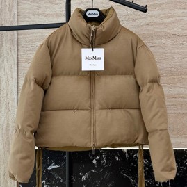 [홍콩명품. MAXMARA] 막스마라 25SS 로고 여성 구스다운 패딩 자켓 (브라운), BM23540, KSM, 레플리카의류,미러급사이트