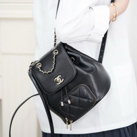 [홍콩명품.CHANEL] 샤넬 25SS 로고 Affinity Duma 스몰 백팩 (블랙), BGM5357, BC, 홍콩명품가방,명품쇼핑몰,크로스백,핸드백,구매대행