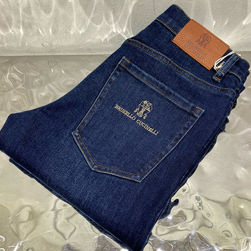 [홍콩명품.Brunello Cucinelli ] 브루넬로 쿠치넬리 25SS 로고 데님 팬츠 진 청바지, BM23717, JU, 레플리카의류,미러급사이트