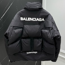 [홍콩명품.BALENCIAGA] 발렌시아가 25SS 로고 테이핑 다운 패딩 자켓 (블랙), BM23721, KSM, 레플리카의류,미러급사이트