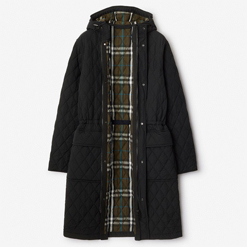 [홍콩명품.Burberry] 버버리 25SS 로고 여성 퀄팅 솜패딩 후드 트렌치 코트 자켓 (2컬러), BM23746, KSM, 레플리카의류,미러급사이트