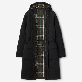 [홍콩명품.Burberry] 버버리 25SS 로고 여성 퀄팅 솜패딩 후드 트렌치 코트 자켓 (2컬러), BM23746, KSM, 레플리카의류,미러급사이트