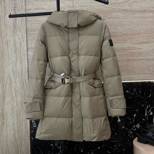 [홍콩명품.Burberry] 버버리 25SS 로고 여성 구스다운 패딩 후드 코트 자켓 (2컬러), BM23749, KSM, 레플리카의류,미러급사이트