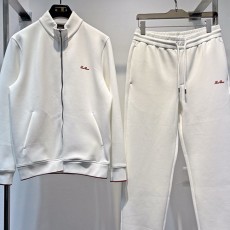 [홍콩명품.Loro Piana] 로로피아나 25SS 로고 자수 집업 자켓 + 조거 팬츠 바지 상하의 세트 (2컬러), BM23786, HH, 레플리카의류,미러급사이트