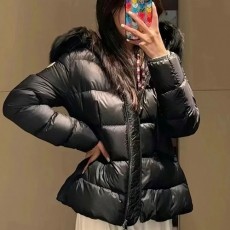 [홍콩명품.MONCLER] 몽클레어 25SS 로고 여성 Boed 구스다운 후드 패딩 자켓 (블랙), BM23837, PG, 레플리카의류,미러급사이트