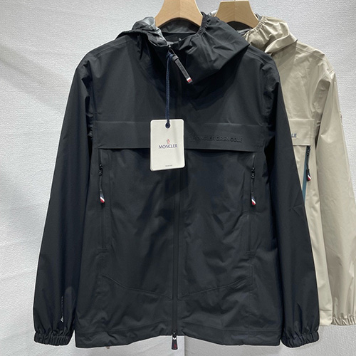 [홍콩명품.MONCLER] 몽클레어 25SS 로고 Grenoble 후드 바람막이 자켓 (블랙), BM23875, JL, 레플리카의류,미러급사이트