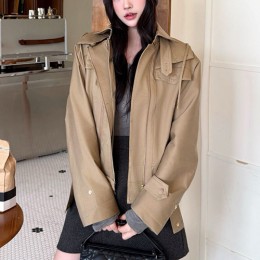 [홍콩명품,FENDI] 펜디 25SS 로고 여성 후드 자켓 (베이지), BM23896, MC, 레플리카의류,미러급사이트