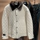 [홍콩명품.Burberry] 버버리 25SS 로고 퀄팅 카라 솜패딩 자켓 (2컬러), BM23921, 레플리카의류,미러급사이트