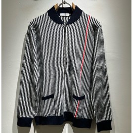 [홍콩명품.THOME BROWNE] 톰브라운 25SS 로고 울 봄버 자켓 (2컬러), BM23926, 레플리카의류,미러급사이트