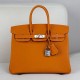 [홍콩명품.Hermes] 에르메스 25SS 로고 Birkin25 토트백 핸드백 (오렌지-은장), BGM5375, BDA, 홍콩명품가방,명품쇼핑몰,크로스백,핸드백,구매대행