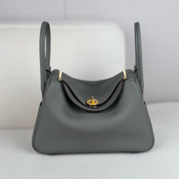 [홍콩명품.Hermes] 에르메스 25SS 로고 Lindy26 토트백 핸드백 (그레이-금장), BGM5379, BDA, 홍콩명품가방,명품쇼핑몰,크로스백,핸드백,구매대행