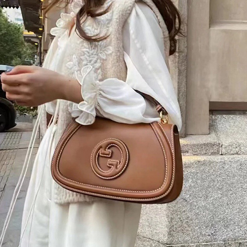 [홍콩명품.Gucci] 구찌 25SS 로고 블론디 토트백 숄더백 815714 (브라운), BGM5399, GU2, 홍콩명품가방,명품쇼핑몰,크로스백,핸드백,구매대행