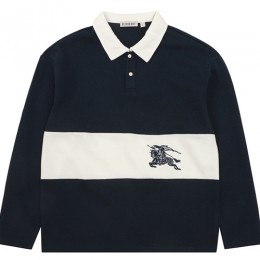 [홍콩명품.Burberry] 버버리 25SS 로고 자수 카라 폴로 긴팔 티셔츠 (2컬러), BM24049, KK, 레플리카의류,미러급사이트