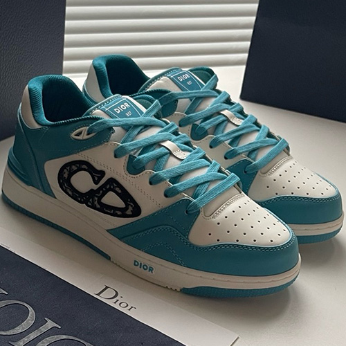 [홍콩명품,Christian Dior] 디올 25SS 로고 남여 B57 스니커즈 운동화 (블루-아이보리), SE5946, S3, 명품스니커즈,운동화,구두,로퍼,하이탑,신발
