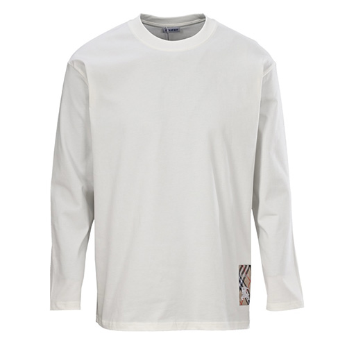 [홍콩명품.Burberry] 버버리 25SS 로고 자수 긴팔 티셔츠 (2컬러), BM24111, KB, 레플리카의류,미러급사이트
