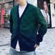 [홍콩명품.Gucci] 구찌 25SS 로고 GG수프림 그라데이션 V넥 니트 가디건 (그린-네이비), BM24129, KB, 레플리카의류,미러급사이트
