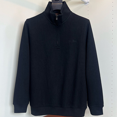 [홍콩명품.Loro Piana] 로로피아나 25SS 로고 터틀넥 하프지퍼 니트 스웨터 (2컬러), BM24181, HH, 레플리카의류,미러급사이트