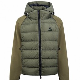 [홍콩명품.MONCLER] 몽클레어 25SS 로고 레이어드 후드 다운 패딩 자켓 (2컬러), BM24264, KK, 레플리카의류,미러급사이트