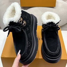 [가격문의][홍콩명품.LOUIS VUITTON] 루이비통 25SS 로고 여성 모노그램 시어링 레더 가죽 부츠 (2컬러), SE5990, GHS, 명품스니커즈,운동화,구두,로퍼,하이탑,신발