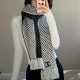 [홍콩명품.CHANEL] 샤넬 26SS 로고 패턴 30-190 리버서블 캐시미어 스카프 머플러 (그레이-블랙), ET3275, JX, 홍콩명품의류,구매대행,온라인명품