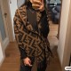 [홍콩명품,FENDI] 펜디 26SS 로고 FF패턴 45-170 캐시미어 스카프 머플러 (브라운), ET3287, JX, 홍콩명품의류,구매대행,온라인명품