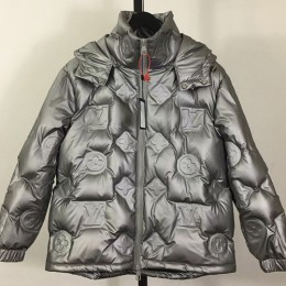 [홍콩명품.LOUIS VUITTON] 루이비통 26SS 로고 모노그램 후드 남성 다운 자켓 1AATKJ (2컬러), BM24303, X2, 레플리카의류,미러급사이트