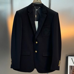 [가격문의][홍콩명품.Gucci] 구찌 26SS 로고 자수 정장 수트 자켓 (블랙), BM24354, 레플리카의류,미러급사이트