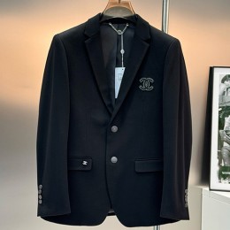 [가격문의][홍콩명품.CHANEL] 샤넬 26SS 로고 자수 정장 수트 자켓 (블랙), BM24357, 레플리카의류,미러급사이트